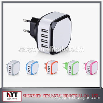 Hot Selling 22.5W 4 port interchangeable adapter with EU/UK/AU/US/KR wall plugs